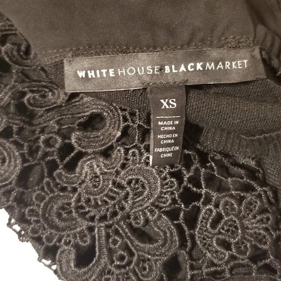 💋WHBM Black Sweater Size SX - Picture 6 of 7